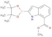 1H-Indole-7-carboxylic acid, 2-(4,4,5,5-tetramethyl-1,3,2-dioxaborolan-2-yl)-, methyl ester