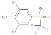Benzene, 1,3-dibromo-2-methyl-5-[(trifluoromethyl)sulfonyl]-
