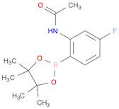 Acetamide, N-[5-fluoro-2-(4,4,5,5-tetramethyl-1,3,2-dioxaborolan-2-yl)phenyl]-