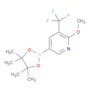 Pyridine, 2-methoxy-5-(4,4,5,5-tetramethyl-1,3,2-dioxaborolan-2-yl)-3-(trifluoromethyl)-