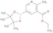 3-Pyridinecarboxylic acid, 2-methyl-5-(4,4,5,5-tetramethyl-1,3,2-dioxaborolan-2-yl)-, ethyl ester