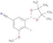 Benzonitrile, 4-fluoro-3-methoxy-5-(4,4,5,5-tetramethyl-1,3,2-dioxaborolan-2-yl)-