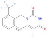 2,4(1H,3H)-Pyrimidinedione, 1-[[2-fluoro-6-(trifluoromethyl)phenyl]methyl]-5-iodo-6-methyl-