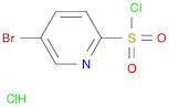2-Pyridinesulfonyl chloride, 5-bromo-, hydrochloride (1:1)