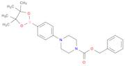 1-Piperazinecarboxylic acid, 4-[4-(4,4,5,5-tetramethyl-1,3,2-dioxaborolan-2-yl)phenyl]-, phenylmethyl ester