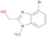 1H-Benzimidazole-2-methanol, 4-bromo-1-methyl-