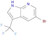 1H-Pyrrolo[2,3-b]pyridine, 5-bromo-3-(trifluoromethyl)-