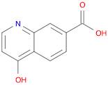 7-Quinolinecarboxylic acid, 4-hydroxy-