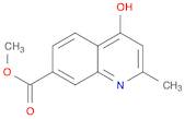 7-Quinolinecarboxylic acid, 4-hydroxy-2-methyl-, methyl ester