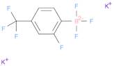 Borate(1-), trifluoro[2-fluoro-4-(trifluoromethyl)phenyl]-, potassium (1:1), (T-4)-