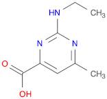 4-Pyrimidinecarboxylic acid, 2-(ethylamino)-6-methyl-