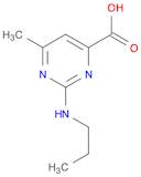 4-Pyrimidinecarboxylic acid, 6-methyl-2-(propylamino)-