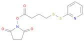 Butanoic acid, 4-(2-pyridinyldithio)-, 2,5-dioxo-1-pyrrolidinyl ester