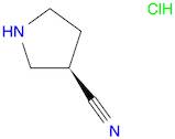 3-Pyrrolidinecarbonitrile, hydrochloride (1:1), (3R)-