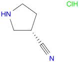 3-Pyrrolidinecarbonitrile, hydrochloride (1:1), (3S)-