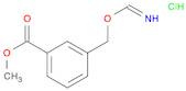 Benzoic acid, 3-(iminomethoxymethyl)-, methyl ester, hydrochloride (1:1)