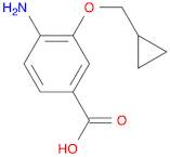 Benzoic acid, 4-amino-3-(cyclopropylmethoxy)-