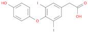 Benzeneacetic acid, 4-(4-hydroxyphenoxy)-3,5-diiodo-
