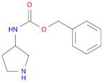 Carbamic acid, N-3-pyrrolidinyl-, phenylmethyl ester
