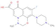 7H-Pyrido[3,2,1-ij][4,1,2]benzoxadiazine-6-carboxylic acid, 9-fluoro-2,3-dihydro-3-methyl-10-(4-methyl-1-piperazinyl)-7-oxo-