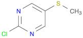 Pyrimidine, 2-chloro-5-(methylthio)-
