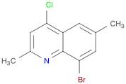 Quinoline, 8-bromo-4-chloro-2,6-dimethyl-