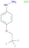 Hydrazine, [4-(2,2,2-trifluoroethoxy)phenyl]-, hydrochloride (1:1)