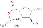 1-Pyrrolidinecarboxylic acid, 3-amino-4-methyl-, 1,1-dimethylethyl ester, (3R,4S)-rel-