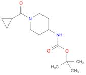 Carbamic acid, N-[1-(cyclopropylcarbonyl)-4-piperidinyl]-, 1,1-dimethylethyl ester