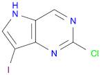 5H-Pyrrolo[3,2-d]pyrimidine, 2-chloro-7-iodo-