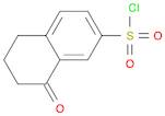 2-Naphthalenesulfonyl chloride, 5,6,7,8-tetrahydro-8-oxo-