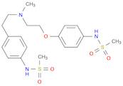 Methanesulfonamide, N-[4-[2-[methyl[2-[4-[(methylsulfonyl)amino]phenoxy]ethyl]amino]ethyl]phenyl]-