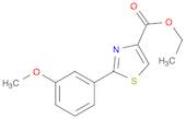4-Thiazolecarboxylic acid, 2-(3-methoxyphenyl)-, ethyl ester