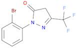 3H-Pyrazol-3-one, 2-(2-bromophenyl)-2,4-dihydro-5-(trifluoromethyl)-