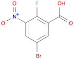 Benzoic acid, 5-bromo-2-fluoro-3-nitro-