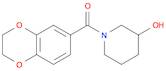 Methanone, (2,3-dihydro-1,4-benzodioxin-6-yl)(3-hydroxy-1-piperidinyl)-