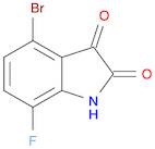 1H-Indole-2,3-dione, 4-bromo-7-fluoro-