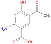Benzoic acid, 5-acetyl-2-amino-4-hydroxy-