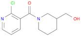 Methanone, (2-chloro-3-pyridinyl)[3-(hydroxymethyl)-1-piperidinyl]-