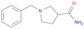 3-Pyrrolidinecarboxamide, 1-(phenylmethyl)-