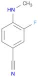 Benzonitrile, 3-fluoro-4-(methylamino)-