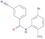 Benzamide, N-(5-bromo-2-methylphenyl)-3-cyano-