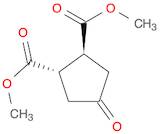 1,2-Cyclopentanedicarboxylic acid, 4-oxo-, 1,2-dimethyl ester, (1S,2S)-