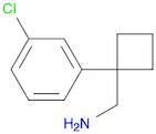 Cyclobutanemethanamine, 1-(3-chlorophenyl)-