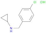 Benzenemethanamine, 4-chloro-N-cyclopropyl-, hydrochloride (1:1)