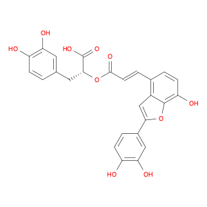 Benzenepropanoic acid, α-[[(2E)-3-[2-(3,4-dihydroxyphenyl)-7-hydroxy-4-benzofuranyl]-1-oxo-2-propen-1-yl]oxy]-3,4-dihydroxy-, (αR)-