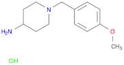 4-Piperidinamine, 1-[(4-methoxyphenyl)methyl]-, hydrochloride (1:1)