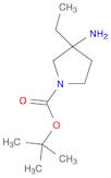 1-Pyrrolidinecarboxylic acid, 3-amino-3-ethyl-, 1,1-dimethylethyl ester