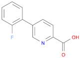 2-Pyridinecarboxylic acid, 5-(2-fluorophenyl)-