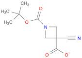 1,3-Azetidinedicarboxylic acid, 3-cyano-, 1-(1,1-dimethylethyl) ester